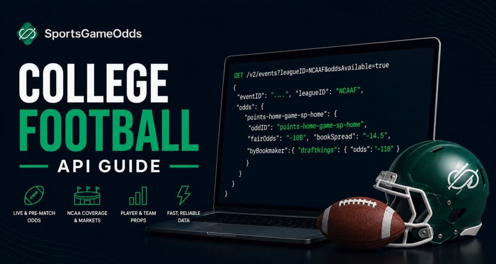 How to Pull College Football Odds and Player Props